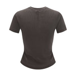 Women’s Retro Wash Fitted Stand Collar Tee