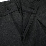 Vintage Draped Pleated Bermuda Shorts