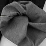 Wide Leg Embroidery Selvedge Bermuda Shorts