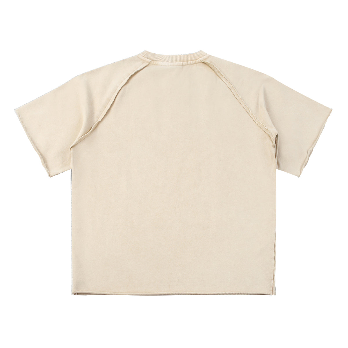 Heavy Washed Wax-Dyed High Street Raglan Tee