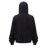 Double Yarn Vintage Washed Zippered Comfort Hoodie