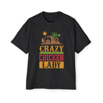 Crazy Chicken Lady Graphic Tee-INNBLAC Fashion Apparel