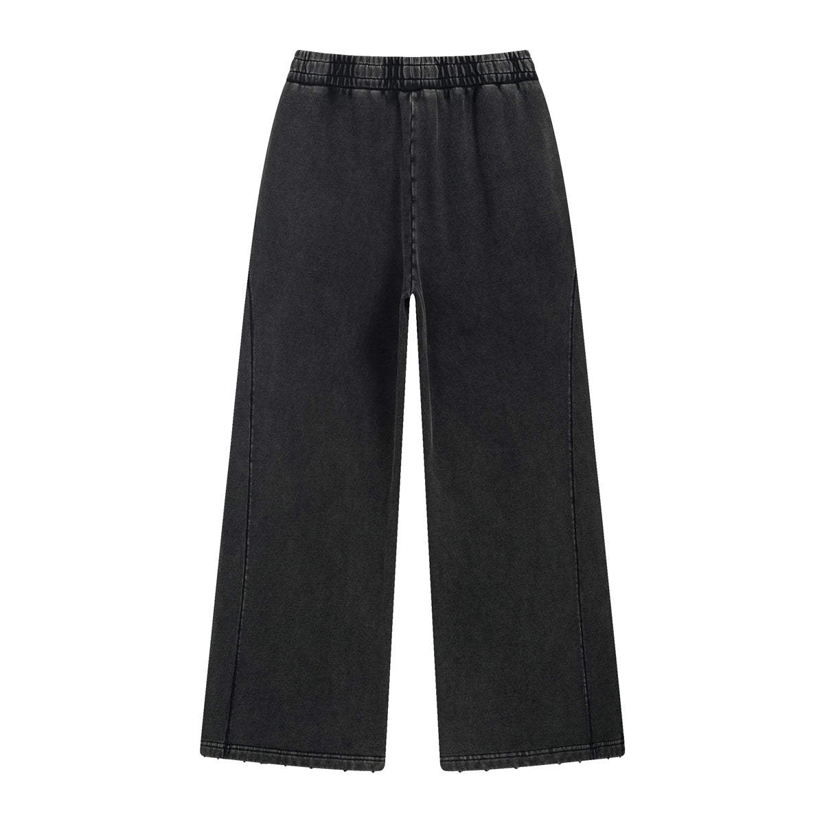 Destroyed Vintage High-Waisted Frayed Jogger Pants