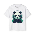 Panda Music Lover Graphic Tee-INNBLAC Fashion Apparel