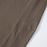 Curved Seam Straight Leg Casual Street Trousers
