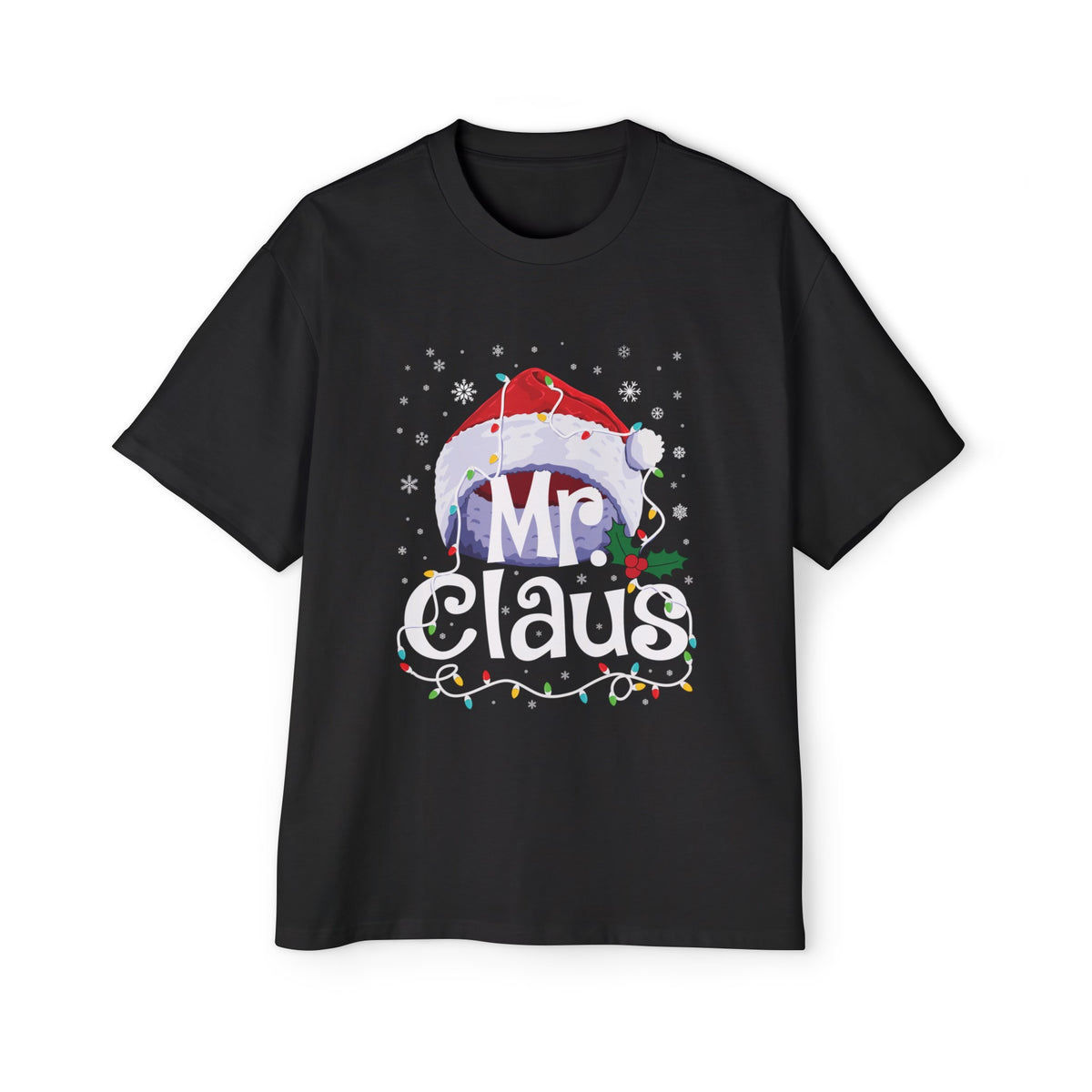 Mr.Claus Graphic Tee-INNBLAC Fashion Apparel