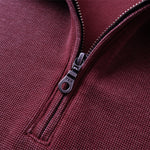 Zippered Polo Soft Cotton Everyday Casual Stylish Tee