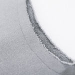 Distressed Sleeveless Crop Hoodie Top