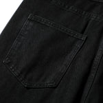 Distressed Black Ripped Flared Jeans