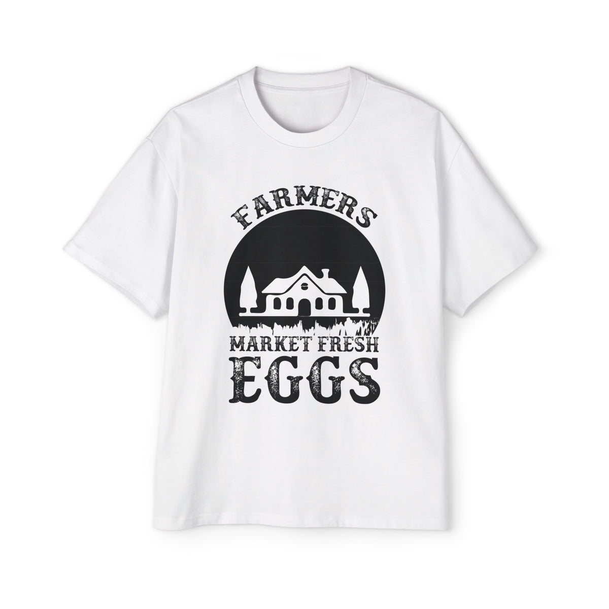 Farmers Market Fresh Eggs Graphic Tee-INNBLAC Fashion Apparel