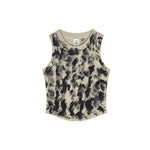 Washed Distressed Crop Tank-INNBLAC Fashion Apparel