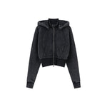 Detachable Hood Double Slider Fleece Hoodie