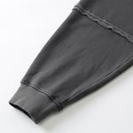 Distressed Vintage Wash Zip Up Hoodie