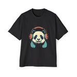 Panda Music Lover Vintage Graphic Tee-INNBLAC Fashion Apparel
