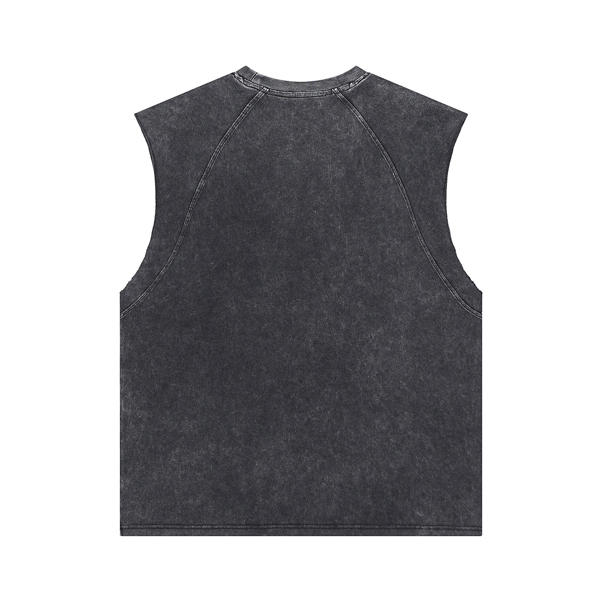 Raw Edge Stone Wash Muscle Tank 8.25oz