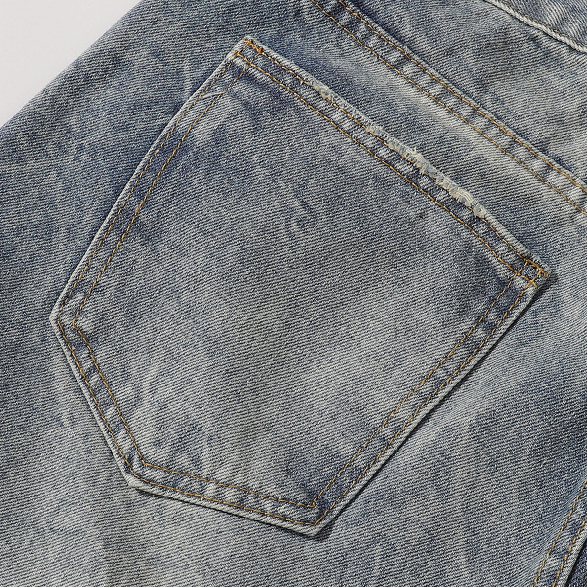 Vintage Wide Leg Distressed Relaxed Jeans