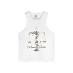 Washed Distressed Graphic Crop Tank-INNBLAC Fashion Apparel