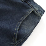 Bermudas con cintura elástica y cremallera decorativa