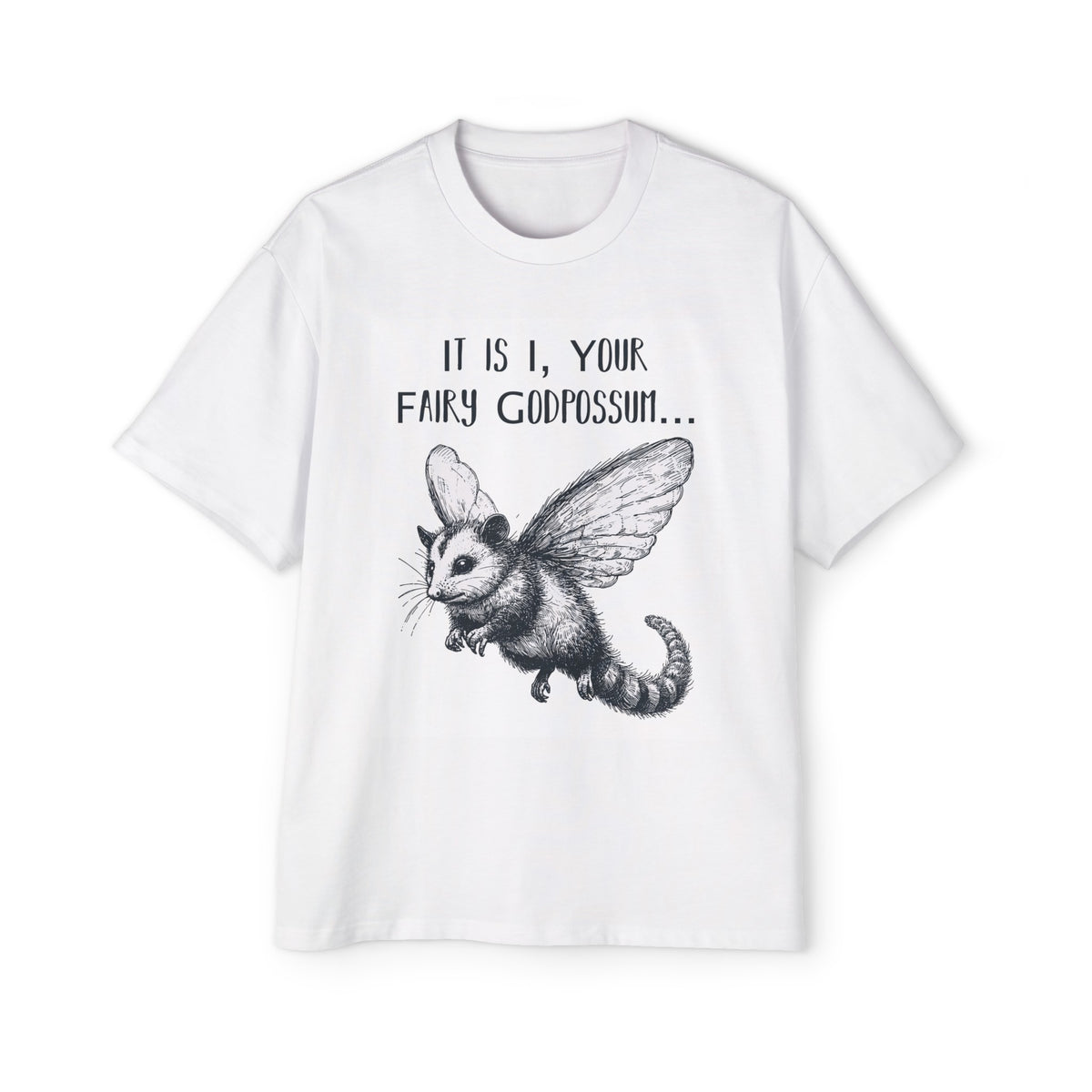 FAIRY GODPOSSUM Graphic Tee-INNBLAC Fashion Apparel