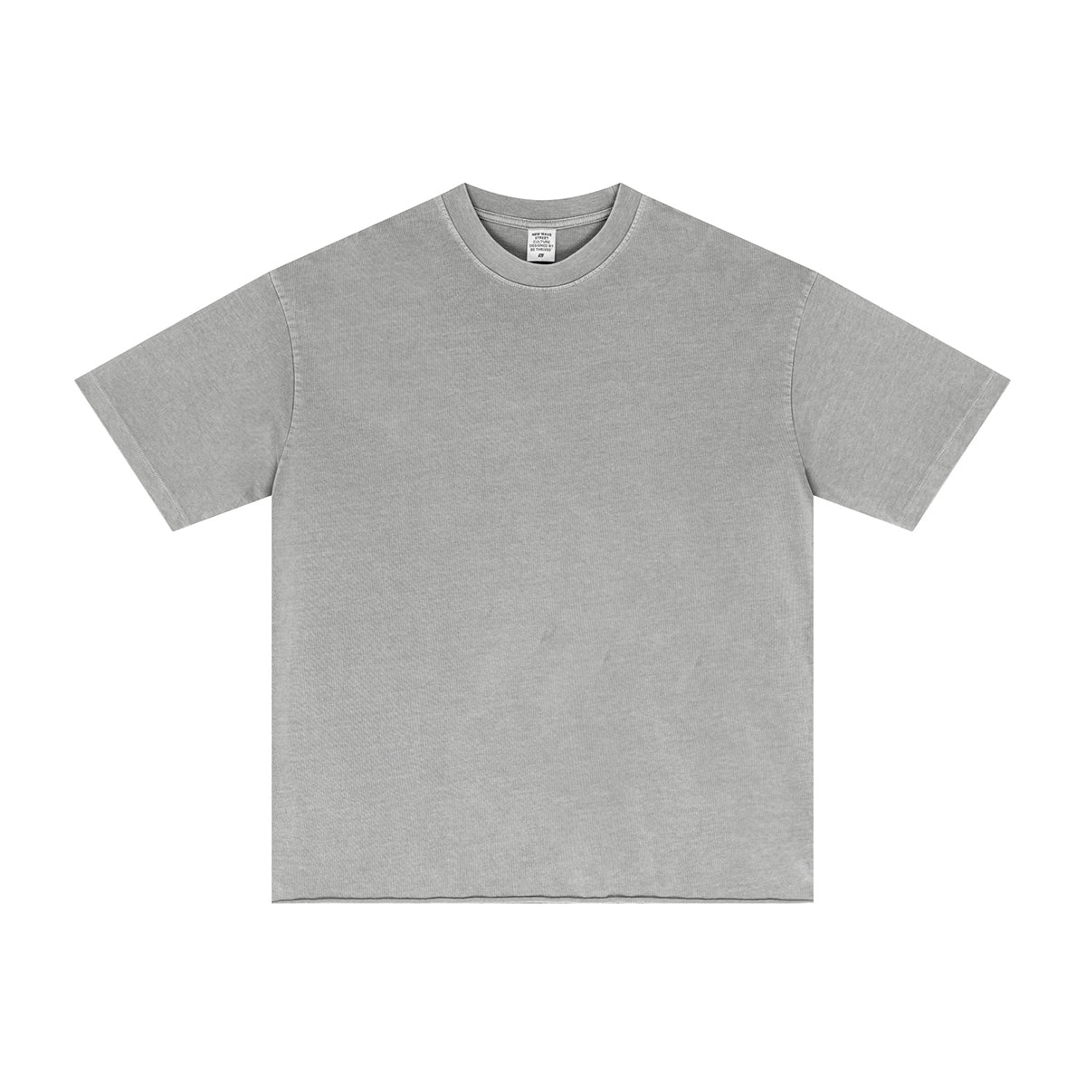 Heavyweight Washed Raw Edge Tee 8oz