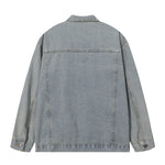 Oversized Zip-Up Denim Jacket