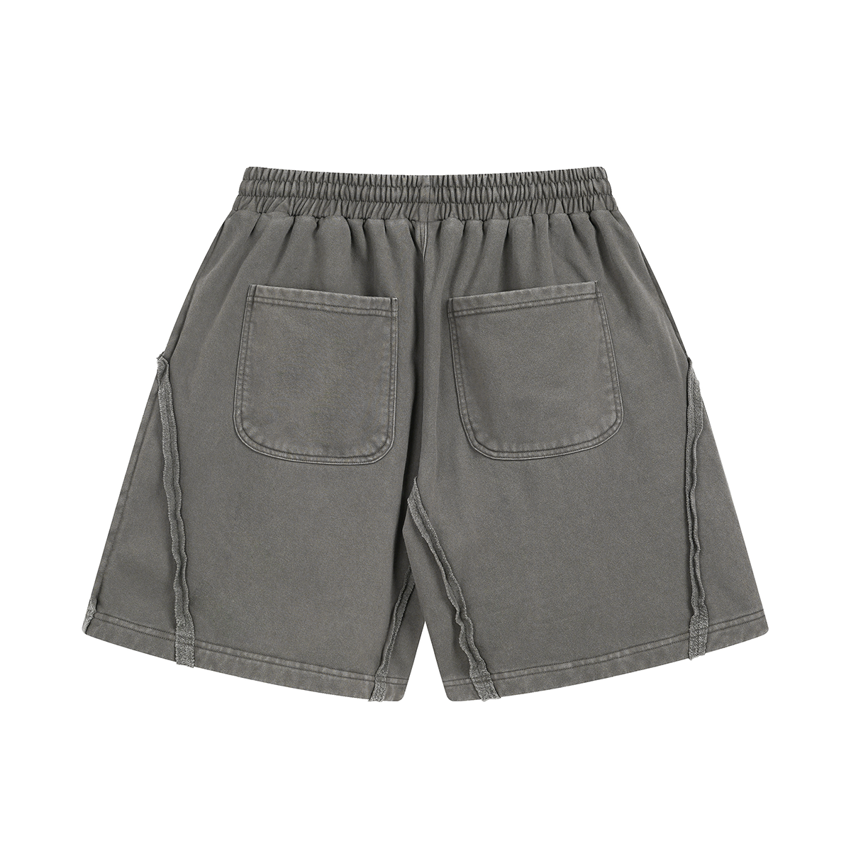 Vintage Washed Patchwork Sweat Shorts