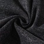 Falda vaquera con bordado de perlas y lavado vintage