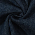 Falda vaquera con bordado de perlas y lavado vintage