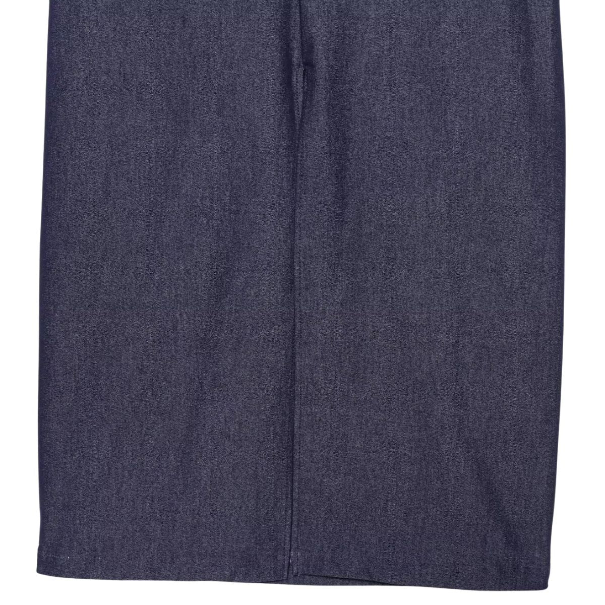 Falda vaquera con bordado de perlas y lavado vintage