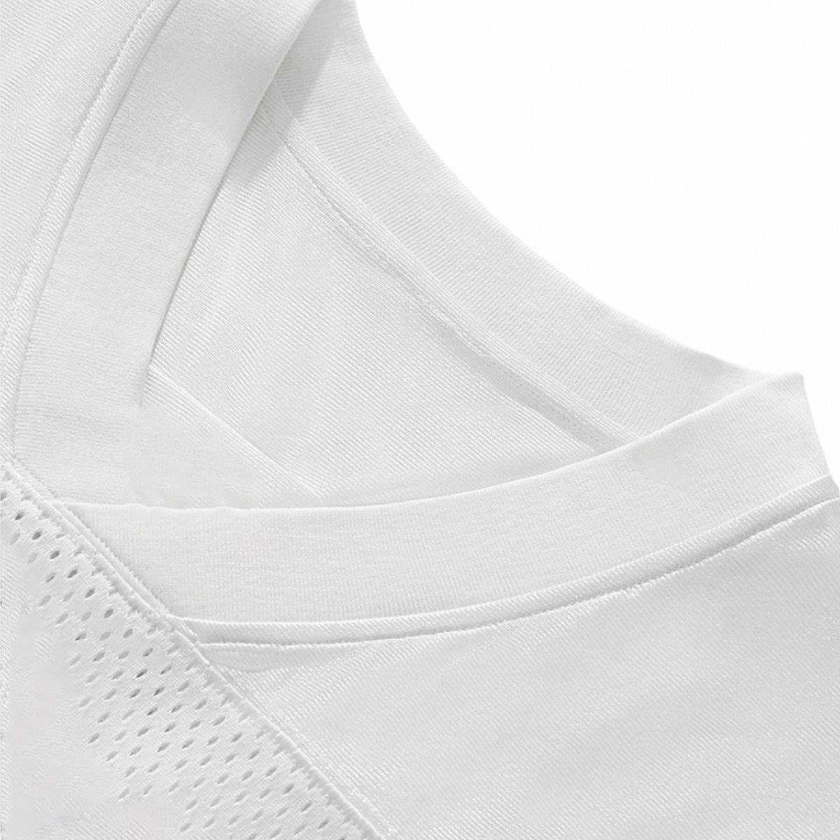 Jersey de malla cuadrada de manga corta de 7.2 oz