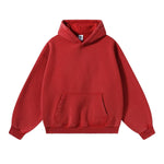 Sudadera con capucha de felpa de novio de gran tamaño