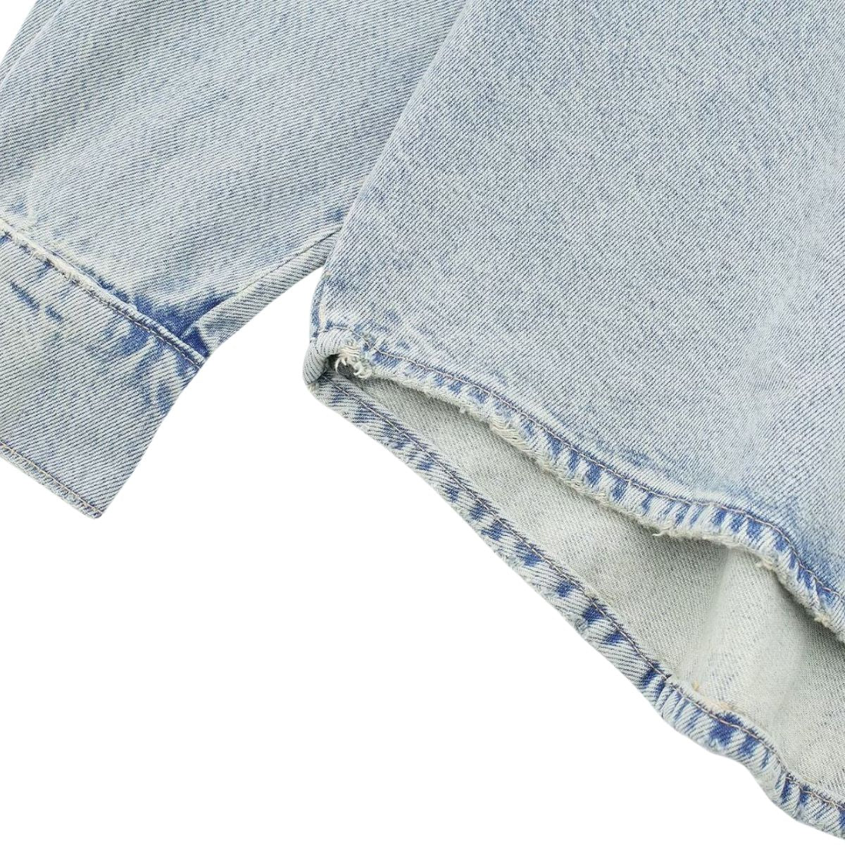 Vestido midi vaquero sin mangas con botones y aberturas en la parte delantera