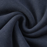 Contrast-Strap Sleeves Cotton Sweatshirt