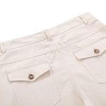 Old Money Lyocell Blend Slim Flare Trousers