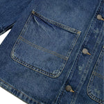 Hip-hop Versatile Pocket-decorated Loose Denim Shirt Jacket