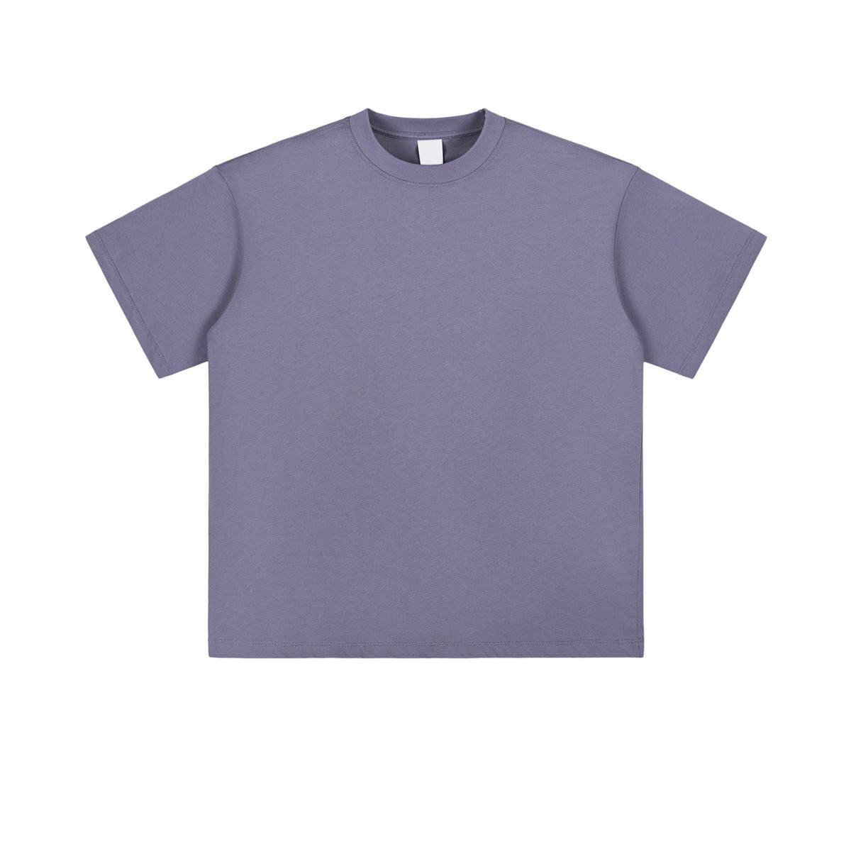 Camiseta de algodón de color liso para hombre de 7.8 oz