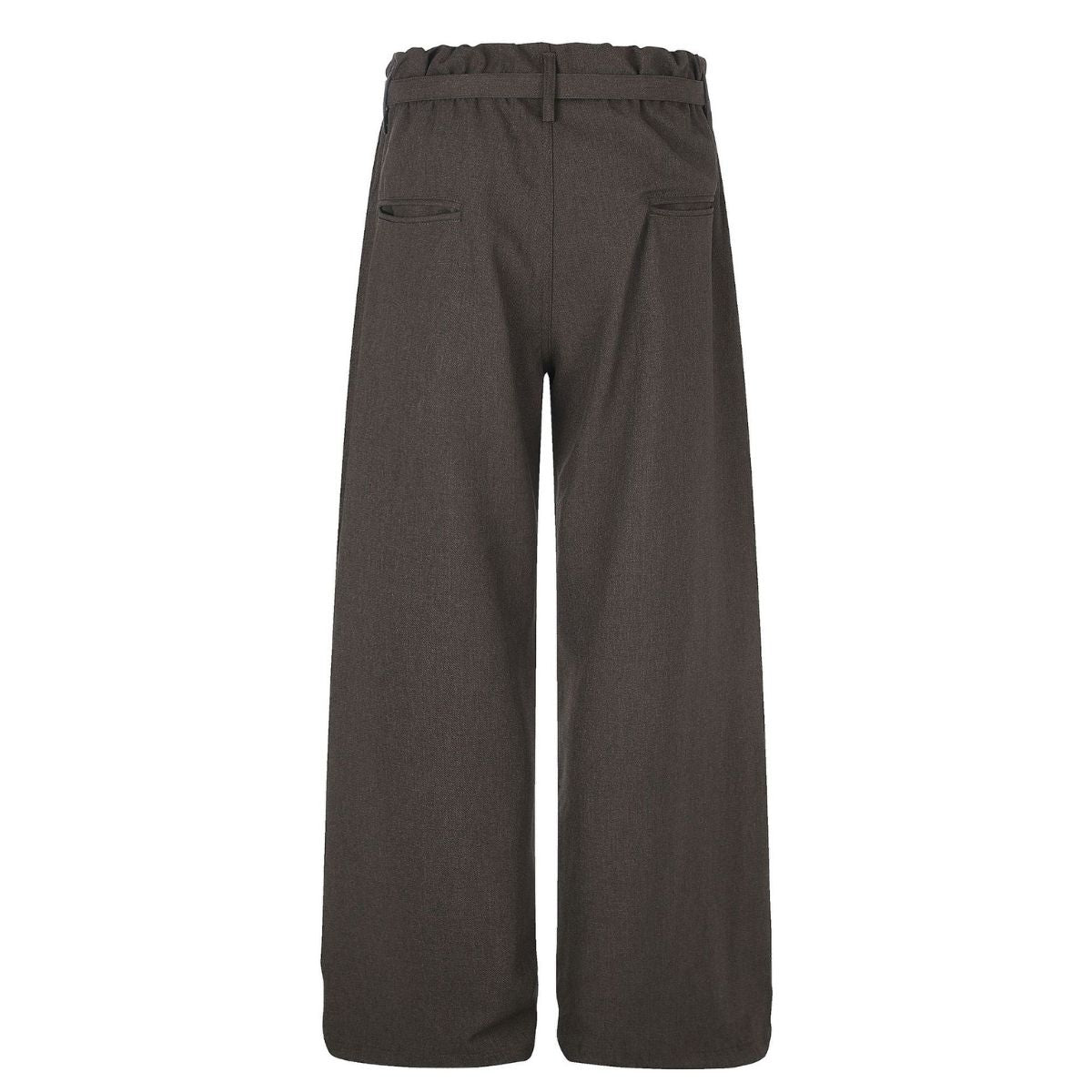 Quiet Luxury Pleated Wide-Leg Trousers