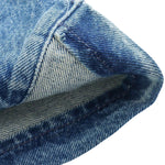 Shorts vaqueros con mariposas bordadas y adornados con perlas