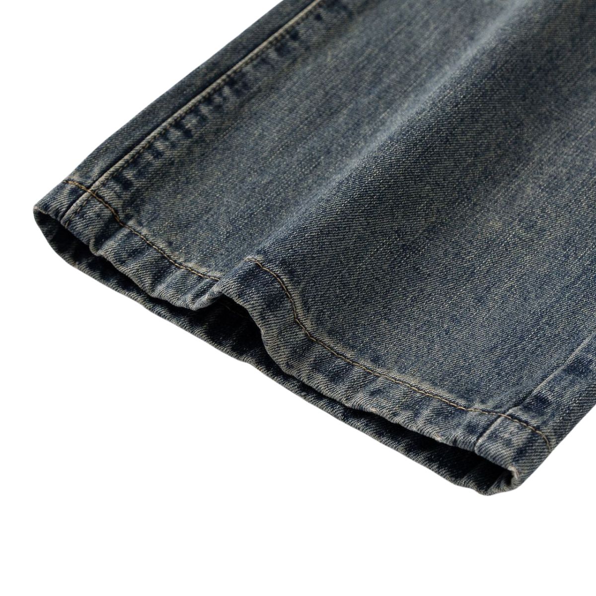 Vintage Washed Relaxed Straight Leg Jeans