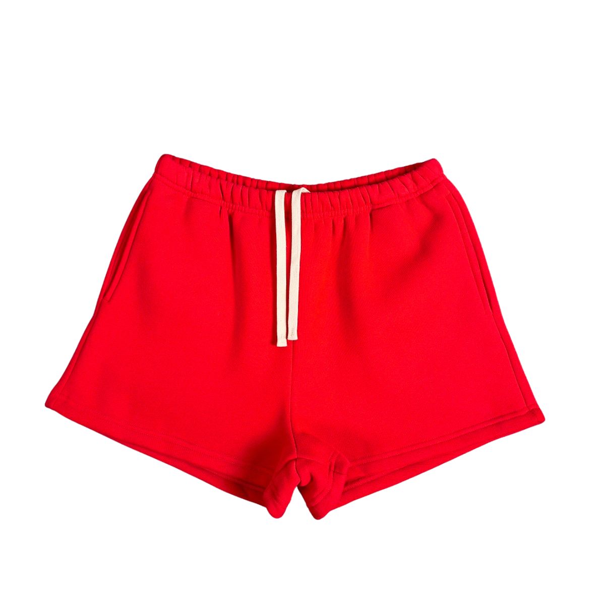 Fleece‑Lined Drawstring Athletic Shorts