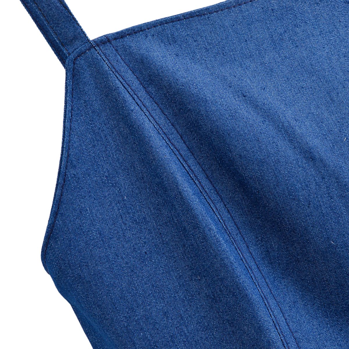 Falda vaquera con bordado de perlas y lavado vintage