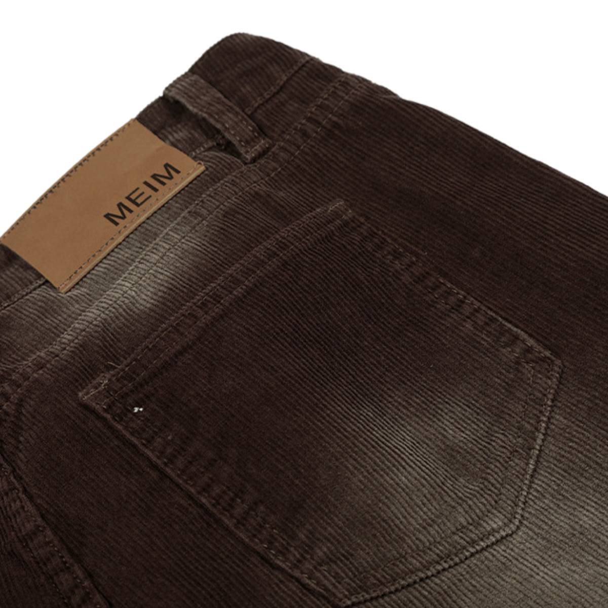 Vintage American Whiskered Corduroy Wide-Leg Jeans