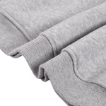 Snow Wash Broken-Seam Color Contrast Webbing Fleece Hoodie