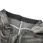 Vintage Washed Straight Leg Jeans