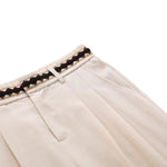 Old Money Lyocell Linen Blend Wide Leg Trousers