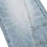 Vintage Washed High Waist Distressed Relaxed Straight Leg Denim Jeans