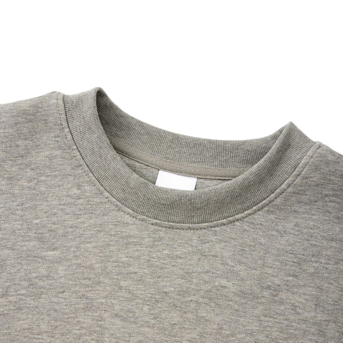 Loose Drop Shoulder Crew Neck Sweatshirt Casual Pullover