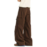 Multi-Pocket Utility Relaxed Workwear Pants