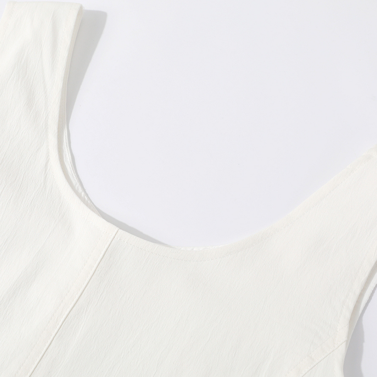 Scoop Neck Sleeveless Denim Maxi Dress