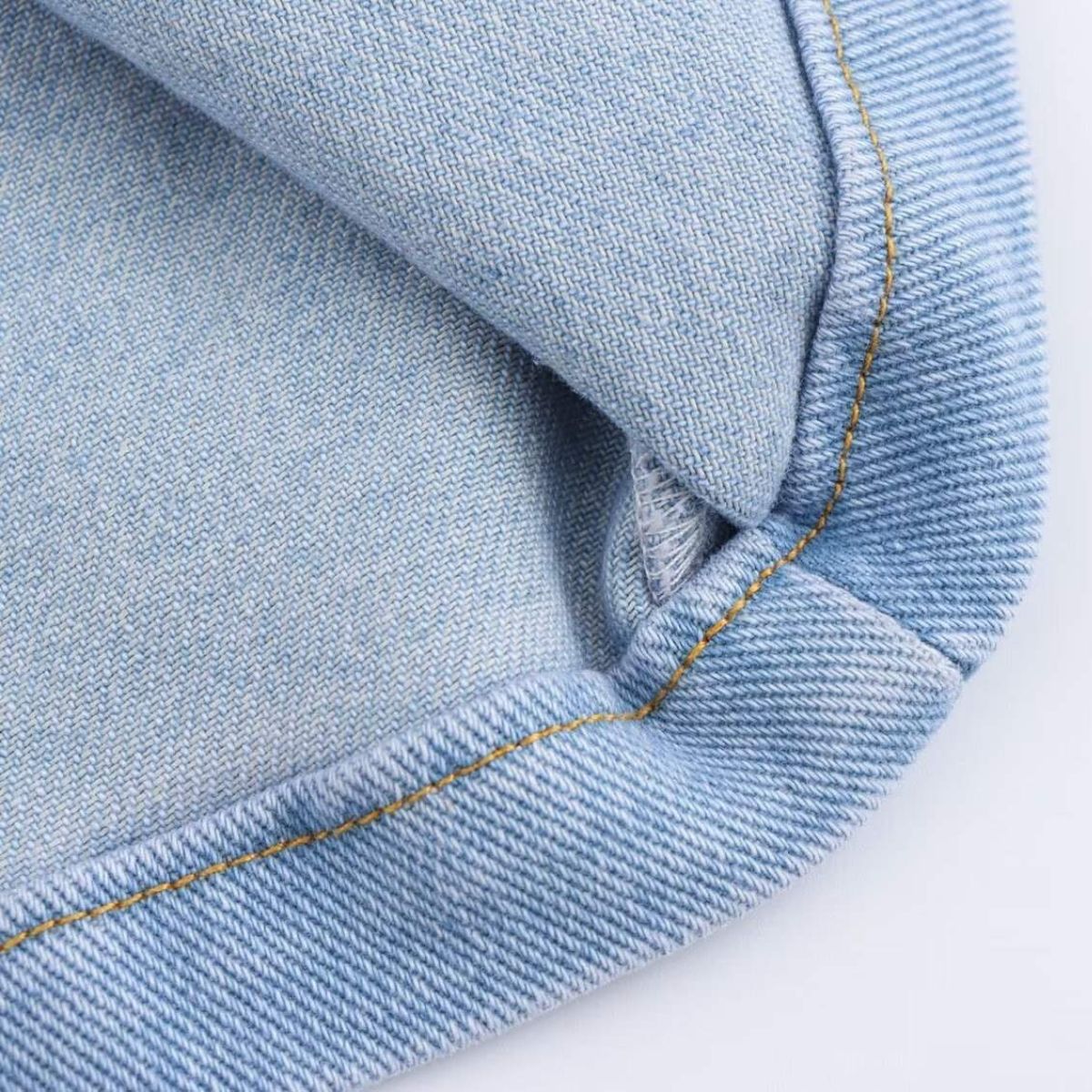 Button-Front Strappy Denim Maxi Dress